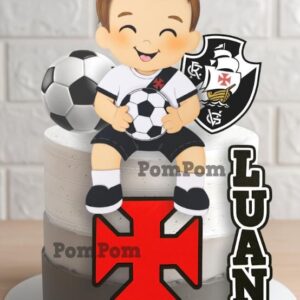 ARQUIVO DE CORTE TOPO DE BOLO VASCO MENINO