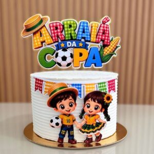 ARRAIÁ DA COPA – TOPO DE BOLO