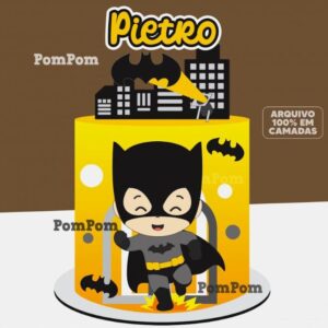 TOPO DE BOLO BATMAN ARQUIVO DE CORTE