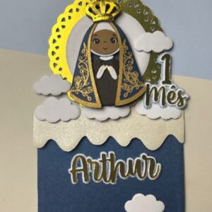 NOSSA SENHORA APARECIDA  - TOPO DE BOLO CAMADAS