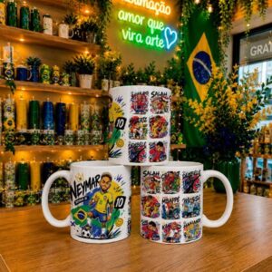 GIGANTES DO FUTEBOL – ARTES PARA CANECAS