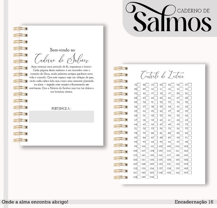 CADERNO DE SALMOS MASCULINO - Imagem 2