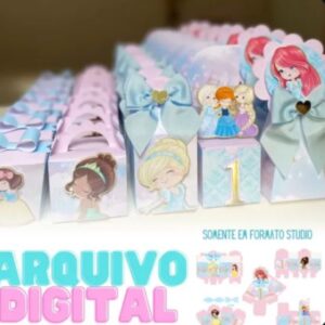 FESTA PRINCESAS DISNEY CUTE - ARQUIVO DE CORTE
