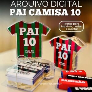 DIA DOS PAIS - CAIXA CAMISA ARQUIVO DE CORTE