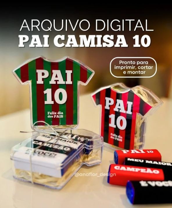 DIA DOS PAIS - CAIXA CAMISA ARQUIVO DE CORTE