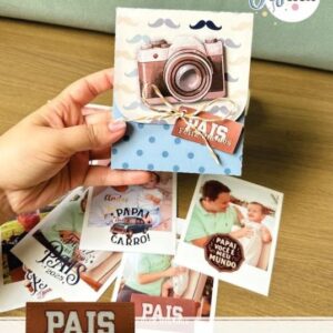 DIA DOS PAIS - CAIXINHA DE FOTOS  ARQUIVO DE CORTE