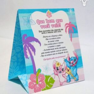 ARQUIVO DE CORTE PLACA DE MESA STITCH E ANGEL