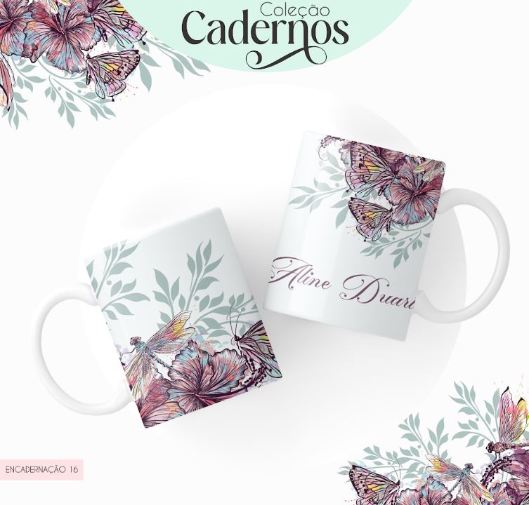 CADERNO FLORAL - KIT DIGITAL - Imagem 2