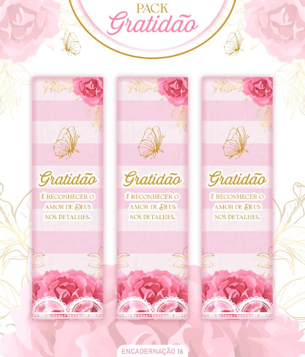 CADERNO FLORAL ROSA - ARQUIVO DIGITAL - Imagem 3