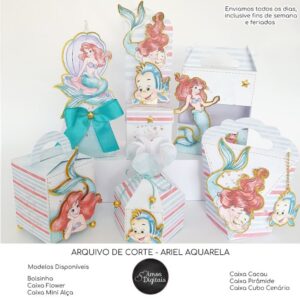 ARQUIVO DE CORTE ARIEL  - A PEQUENA SEREIA 20 COMPLETO